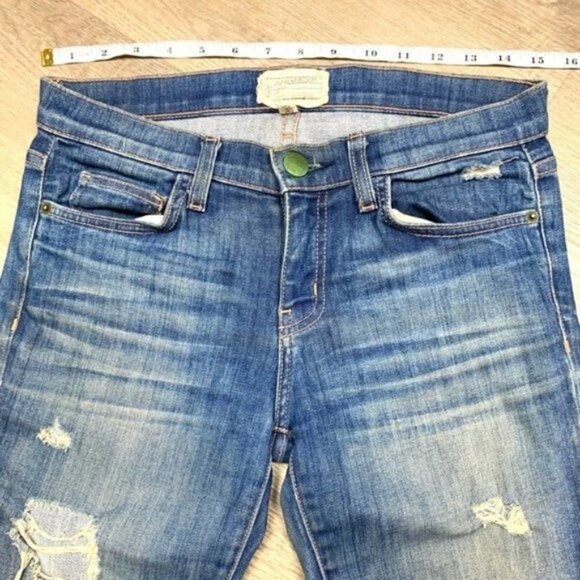 Current Elliot Distressed Skinny Jeans Size 26 - Picture 9 of 9